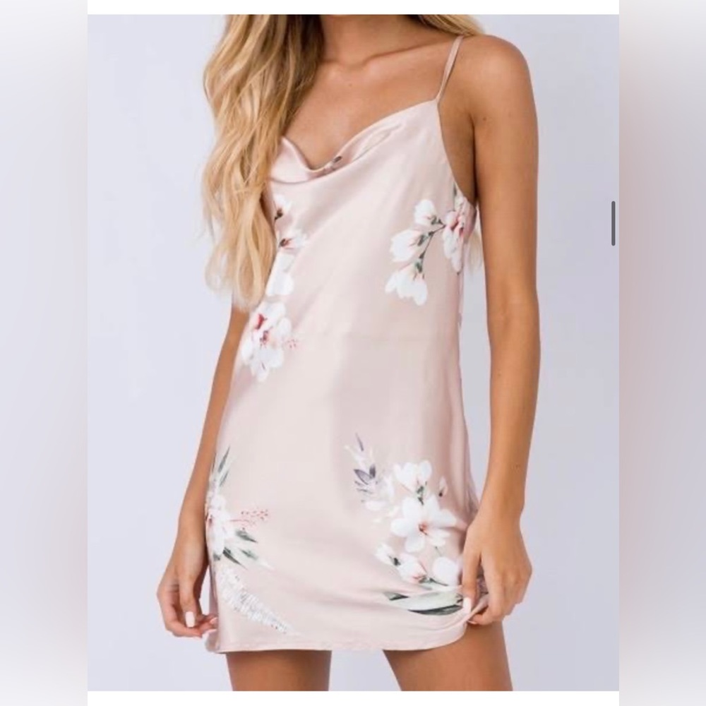 PRINCESS POLLY SILK FLOWER DRESS